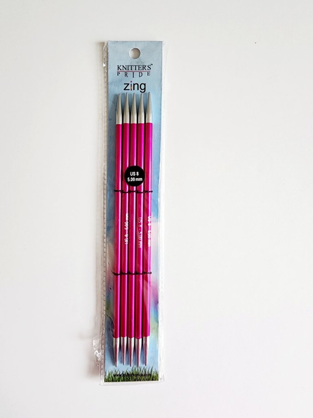 Knitter's Pride Zing Double Pointed Knitting Needles Size 8